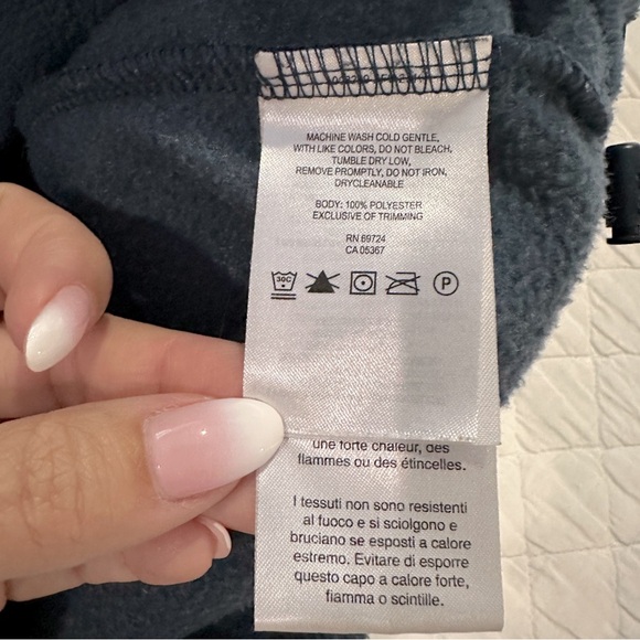 Columbia Full Zip Fleece Jacket Dark Blue-Green Size XL - Picture 12 of 12